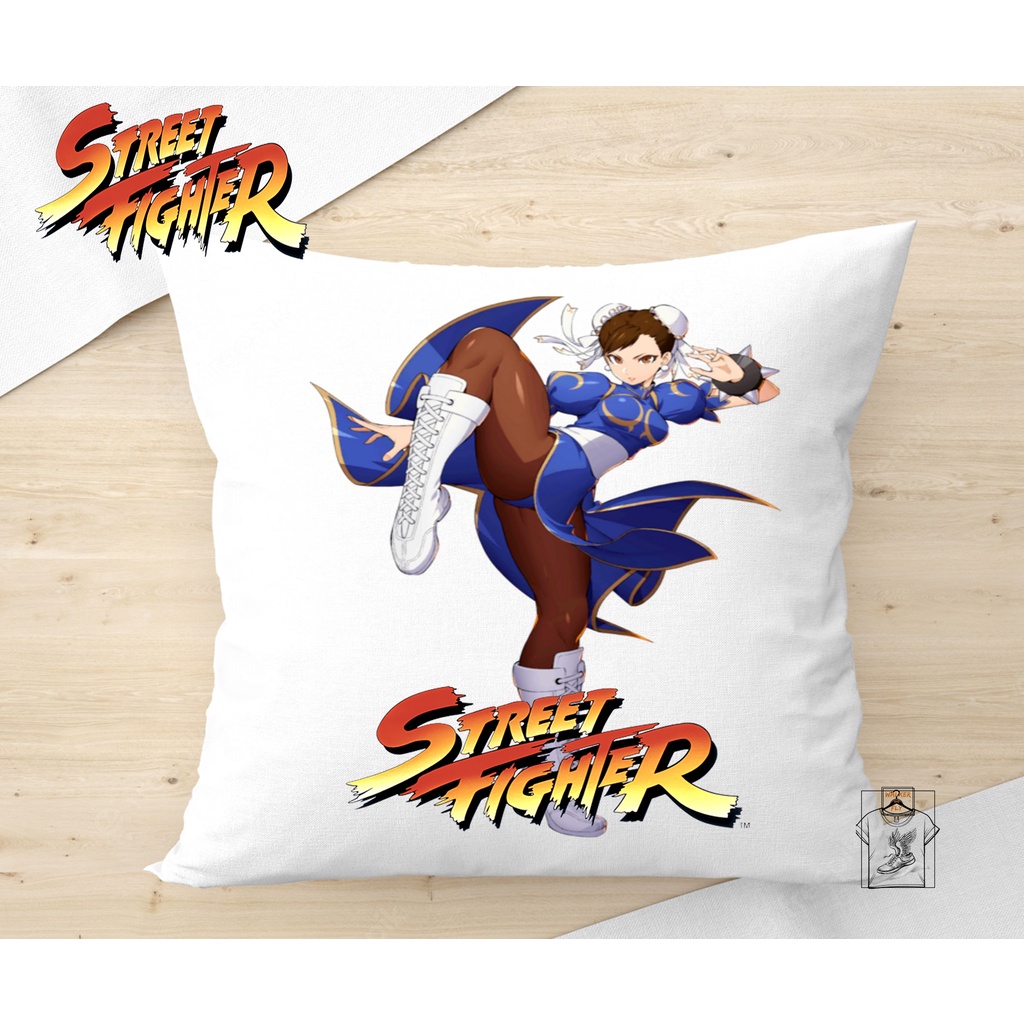 Almofada street fighter ryu ken chun li e outros | Shopee Brasil