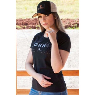 camiseta feminino country