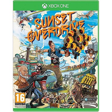 Sunset Overdrive Xbox One Usado Com Nota Fiscal Mídia Fisica