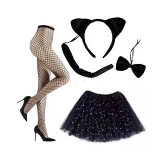 Kit De Fantasia Adulto Para Carnaval/Festa/Halloin em Oferta na Shopee