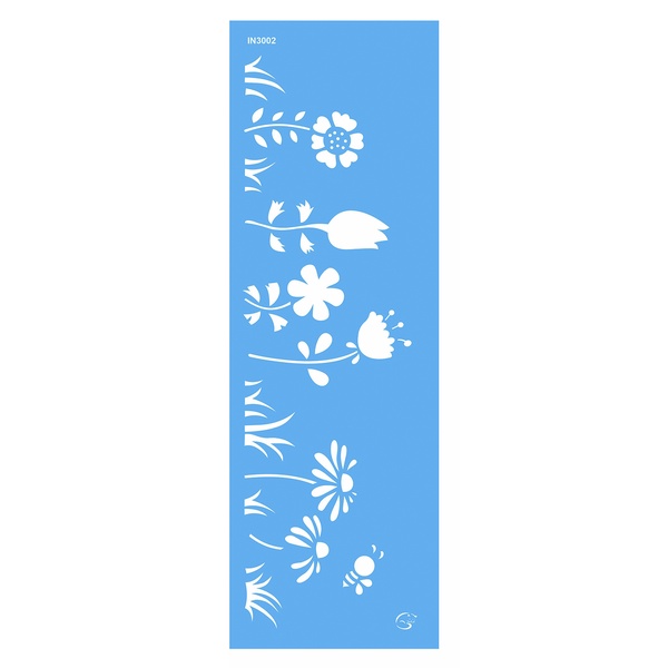 Stencil 10x30 - IN3002 - Barrado Jardim (Gatas Arteiras)