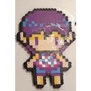 Chaveiro / Ima / Peça decorativa Omori Omocat personagens jogo RPG pixel  art perler beads hama beads