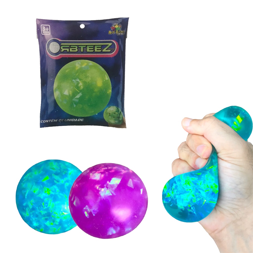Kit 20 Bolas Antistress Orbteez Squishy Fidget Toys