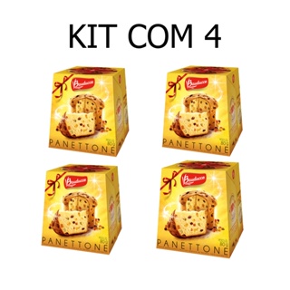 Kit 4 Mini Panettones 80g Bauducco