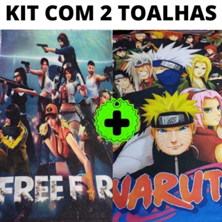 Toalha De Banho Infantil Anime Naruto & Hinata Desenho