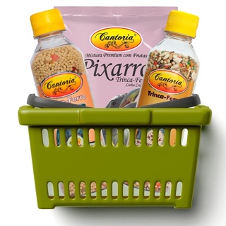 COMBO NUTRIÇÃO TRINCA FERRO: Trinca Gold+ Trinca Extrusada com frutas+ Pixarro e Trinca Frutas