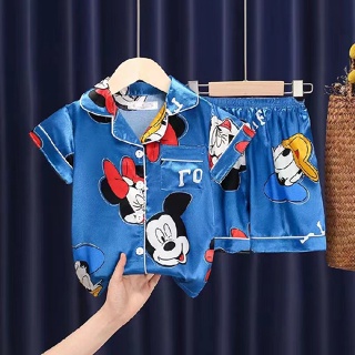 Pijama curto infantil estampado Mickey Mouse - Venca - 066901