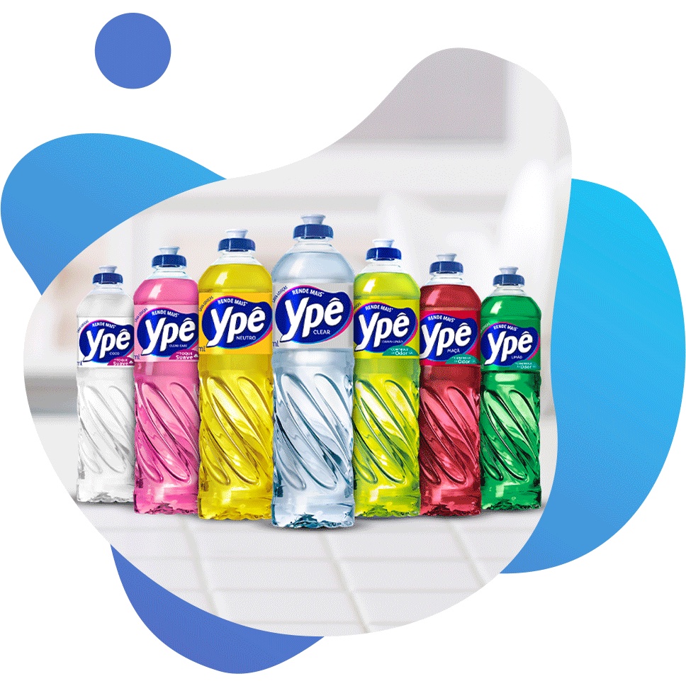 Detergente Ypê Lava Louças Líquido 500 Ml - Fragâncias