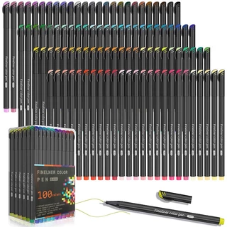 12 Pcs/set Fineliner Caneta Colorida 0.4mm À Base De Água Pintura Para Crianças Pincel Estudantes Suprimentos Estacionários