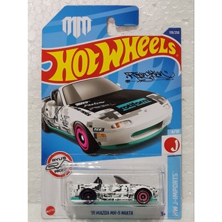 91 MAZDA MX-5 MIATA MAD MIKE 2022 J-IMPORTS HOT WHEELS 1:64 LACRADO