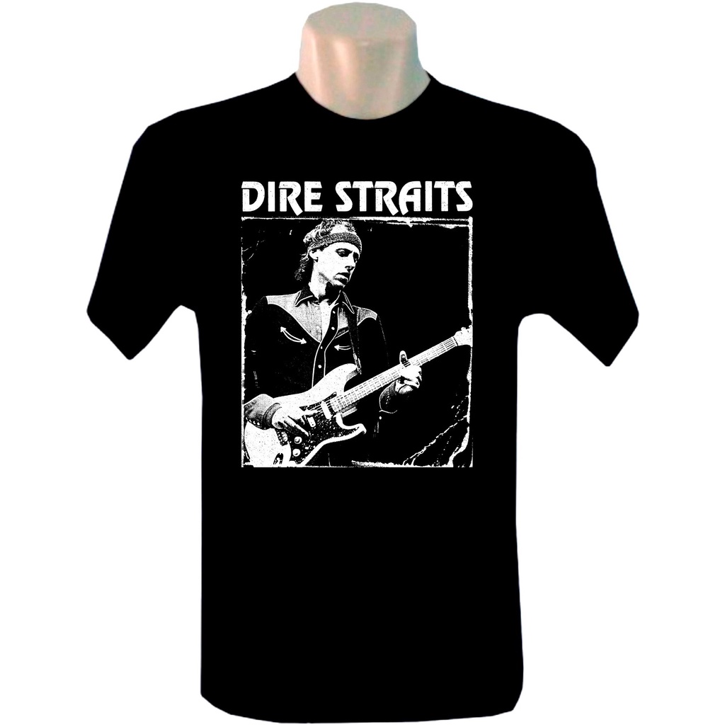 Camiseta masculina Dire Straits bandas rock Shopee Brasil