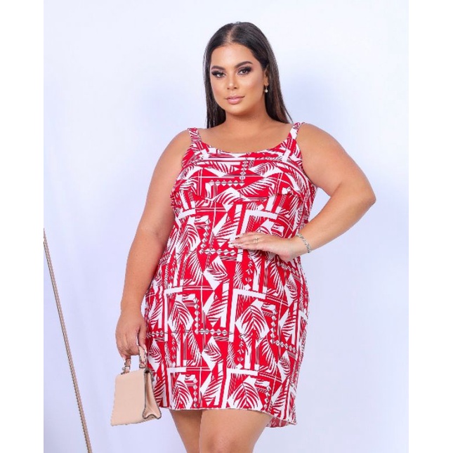 Vestido Plus Size Malha Fria liganete Barato