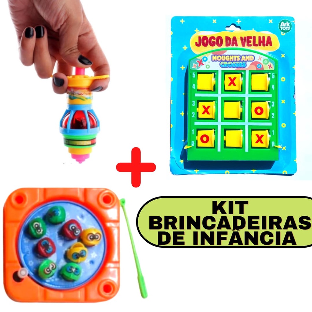 Brinquedo Infantil Jogo Da Velha De Plástico