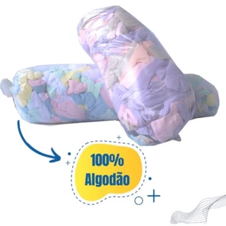 Kit 10 Kg Retalho tecidos malha e outro tecido para enchimento de sacos de pancadas e almofadas