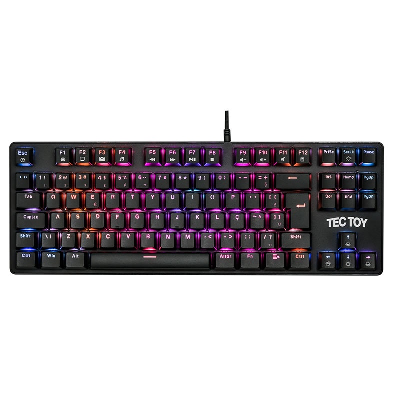 Teclado Mecânico Gamer Iluminação Rgb Xp-board Tectoy