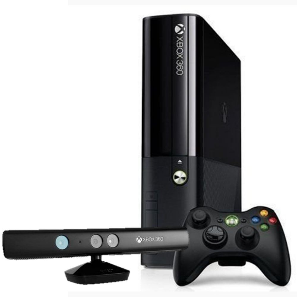 Xbox 360 Super Slim 4gb Com Kinect Usado Pronta Entrega
