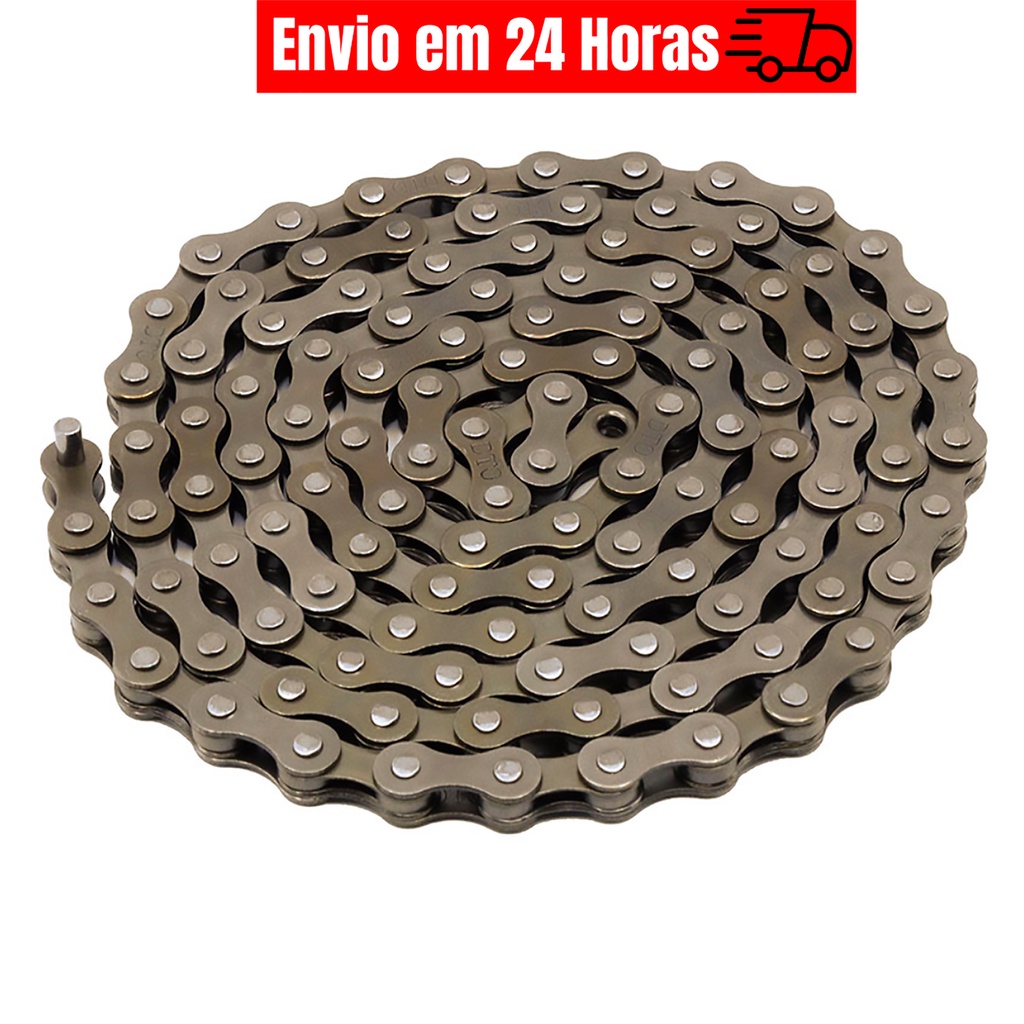 Corrente de Bicicleta Fina Para Marcha Bike 18v 21v Correia