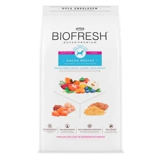 Ração Biofresh Light Cães Raças Médias - 10,1 Kg