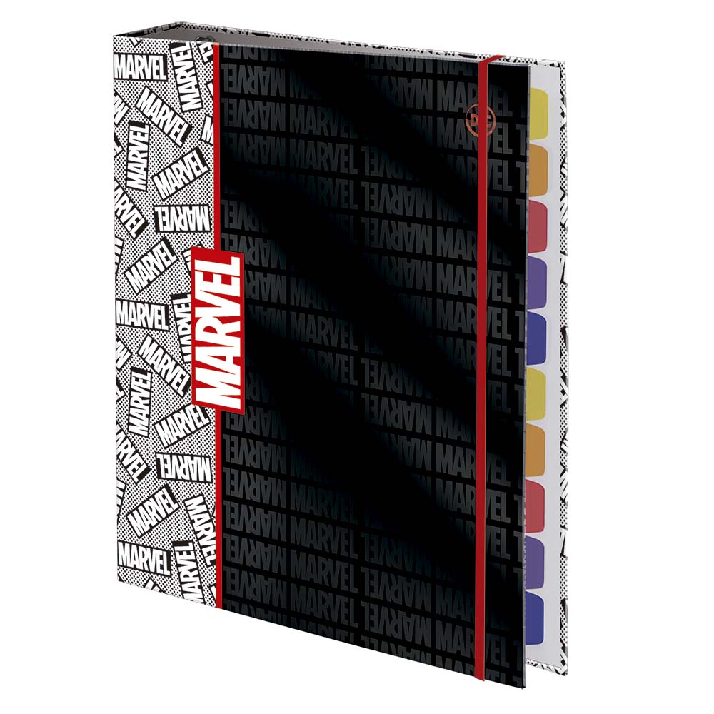 Caderno Escolar Argolado Fichário Univers. 48fls Marvel Dac