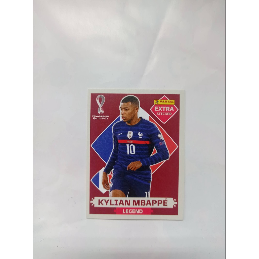 Kylian Mbappé - Figurinha Extra Bordô - Album Copa Do Mundo