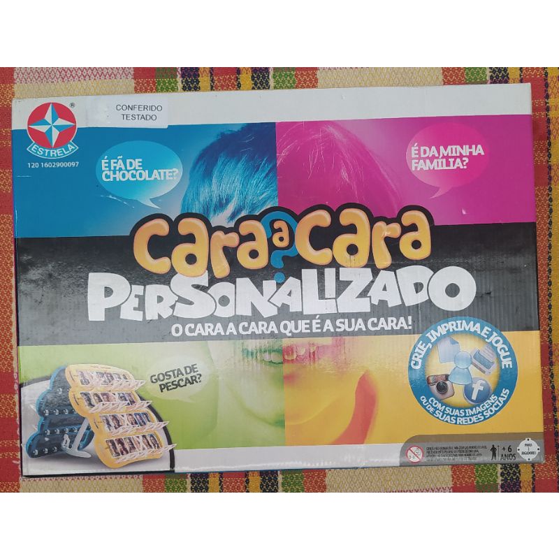Jogo Cara a Cara Personalizado da Estrela