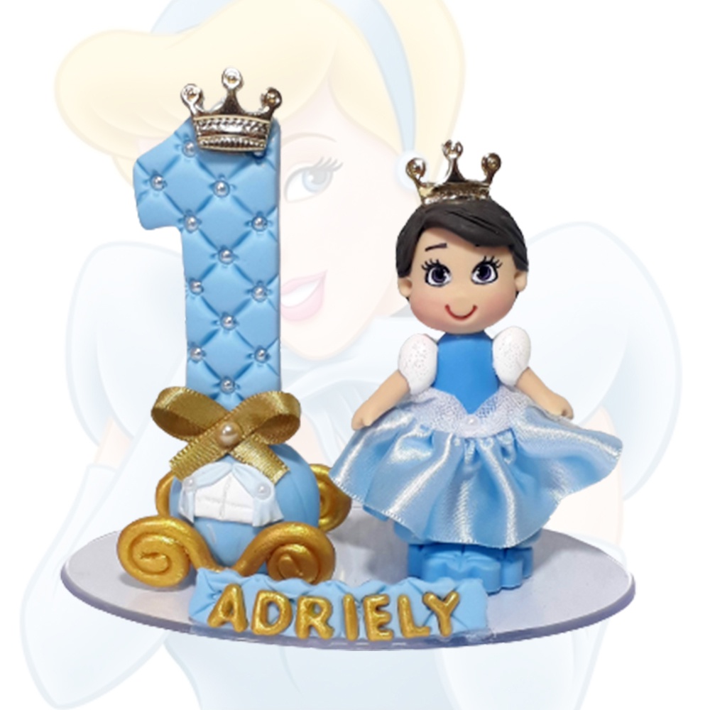Bolo de aniversário Princesas Frozen mensagem personalizável