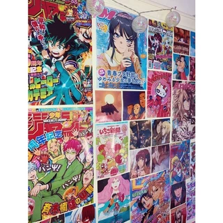 Poster adesivado de anime alto colante tamanho a4