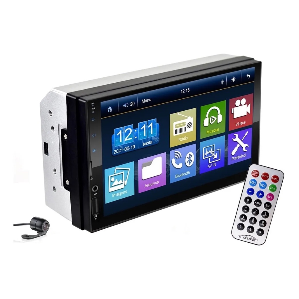 Central Multimídia Automotiva Touch screen LE-6310 Rádio GPS Tela