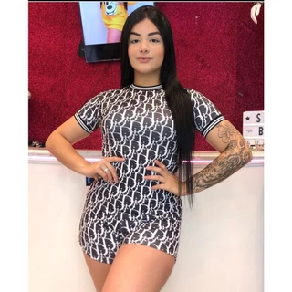 Conjunto Feminino Grif Camiseta e Short