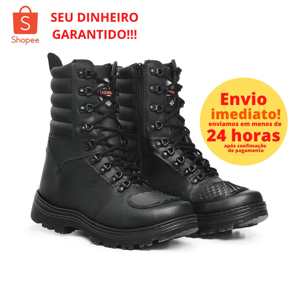 Coturno best sale militar leve