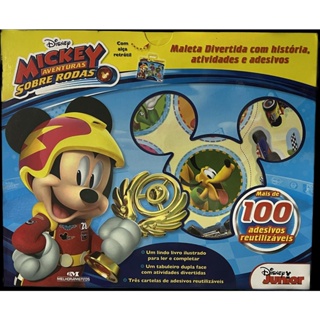 Maleta Divertida Mickey Mouse Com História Atividades e Adesivos Disney