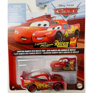 Disney Cars Lightning Mcqueen With Sign Placa Origina Mattel