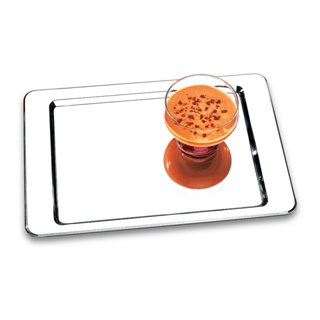 Bandeja Brinox Átina 40 x 28 cm Aço Inox