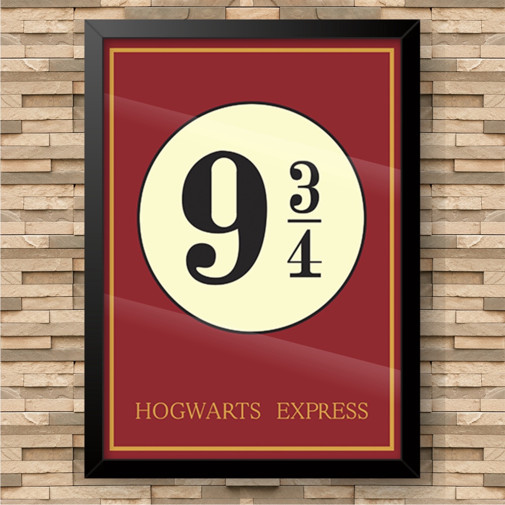 Placa Quadro Feitiços Harry Potter Hogwarts H150