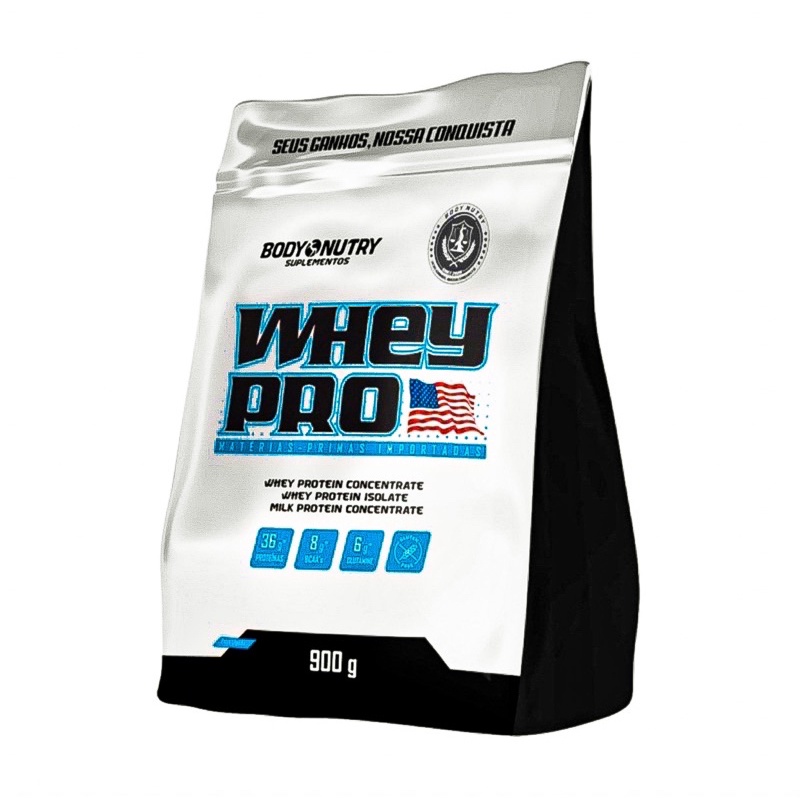 Whey Protein Pro Concentrada 900g , Matéria Prima lmportada – Body Nutry