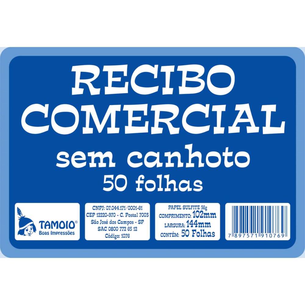 Impresso Recibo Comercial Sem Canhoto 50f Shopee Brasil 3771