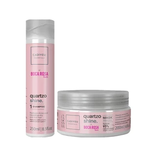 Kit Cadiveu Essentials Boca Rosa Quartzo Shine - Shampoo e Máscara em Oferta na Shopee