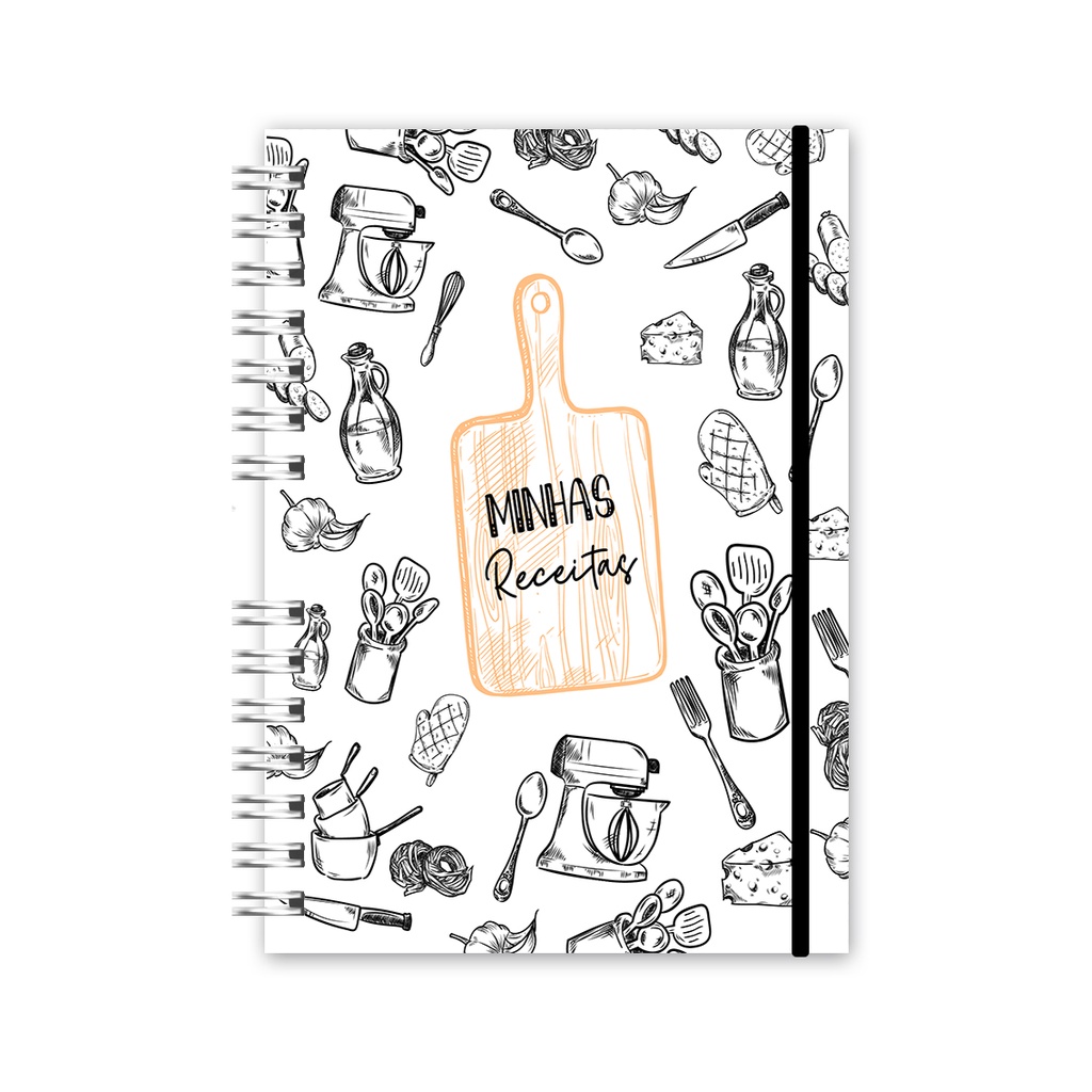 Caderno De Receitas White Shopee Brasil 3646