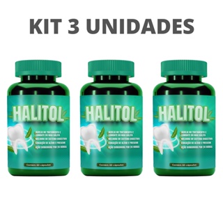KIT 3 - HÁLITOl 500 MG - Fim Do Mau Hálito