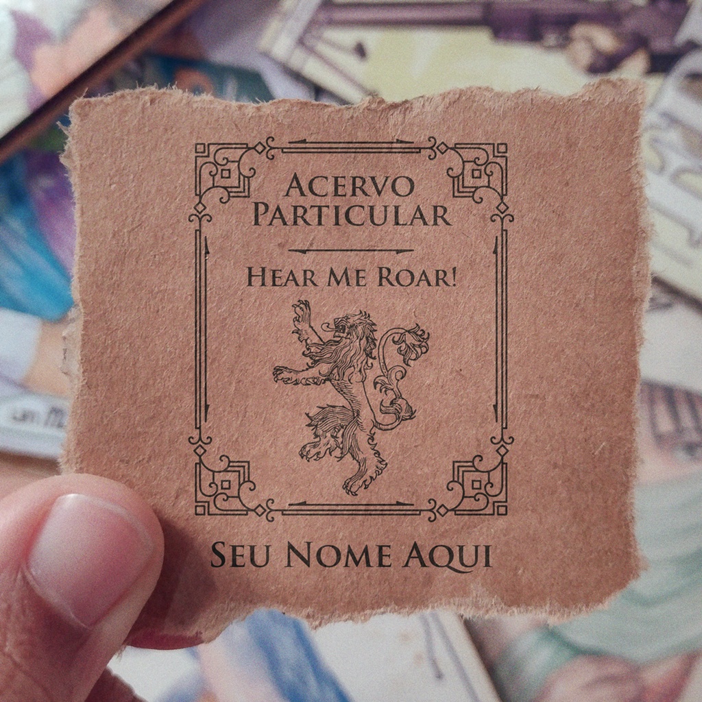 Carimbo para Livros - Game of Thrones - House Lannister