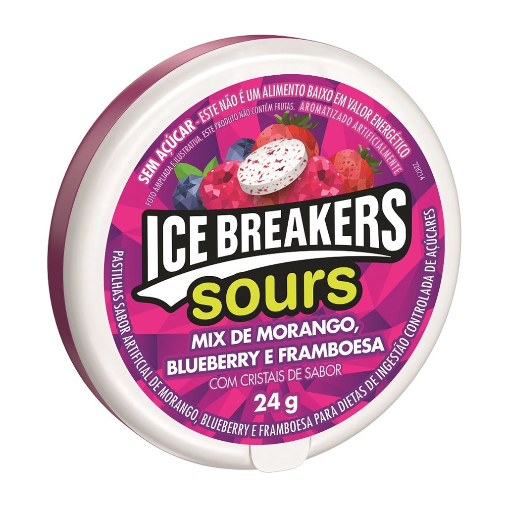 Ice Breakers Mints Sours 24g Shopee Brasil