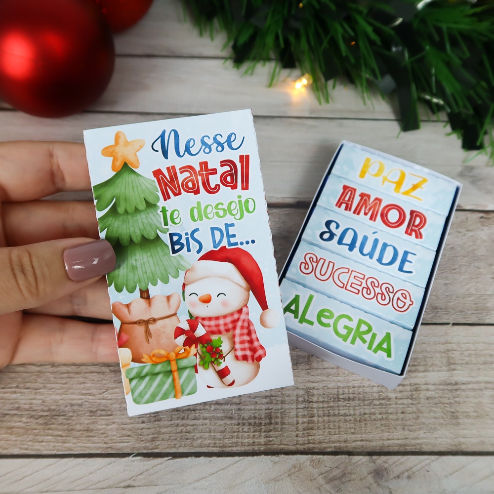 Caixa Bis Presente de Natal - Criativo e Barato