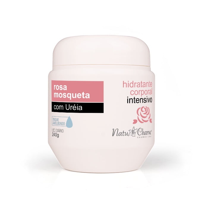 Hidratante Corporal Intensivo Rosa Mosqueta com Uréia 240g Natu Charm