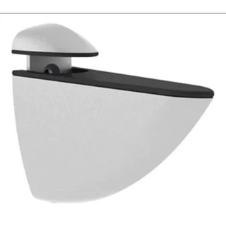 01 Cartela - Par de Suporte Tucano 20mm para prateleira de vidro, mesa ou madeira