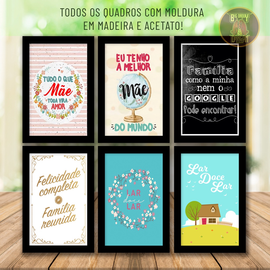 quadro ou placa decorativa personalizada