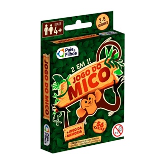 Jogo Uno + Mico + Rouba Monte Kit de Jogos