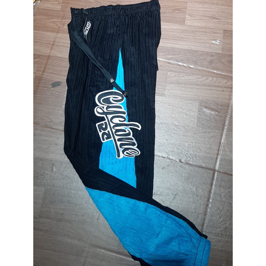 Calça de veludo Cyclone | Shopee Brasil