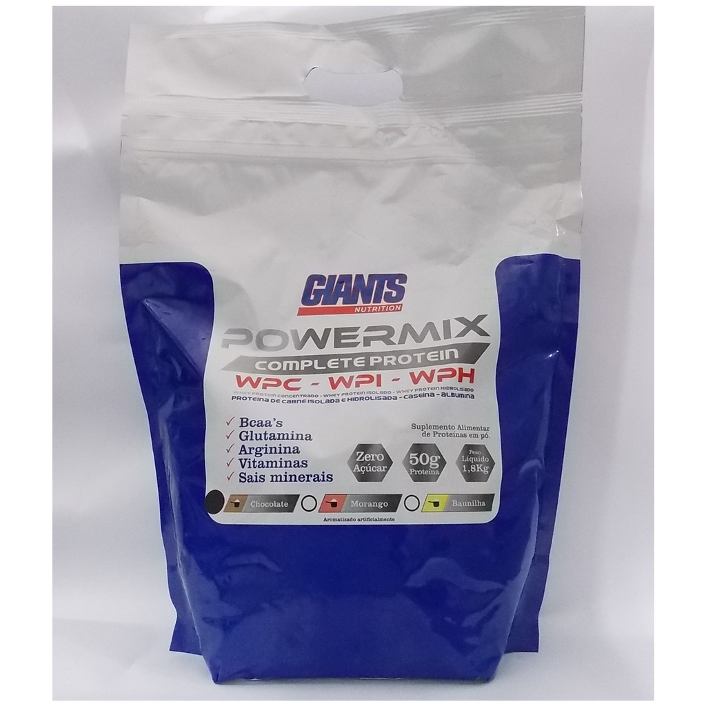 Whey Powermix Complete Protein 1,8kg Giants Nutrition Blend de Proteínas