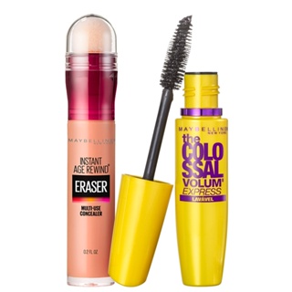 Kit Maybelline The Colossal Eraser 140 Honey (2 Produtos)