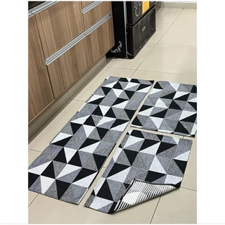 Kit passadeira de Cozinha geometrica 3 peças
